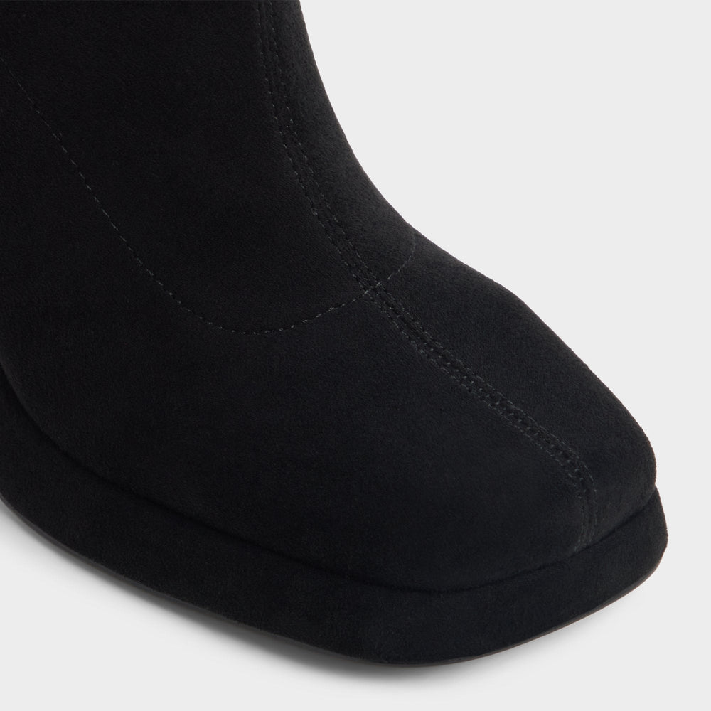 Black Gisselle in Black - Knee-high boot, Platform | Aldo