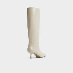 Cream Selora in Cream 14166956 - Knee-high boot, Stiletto heel | Aldo