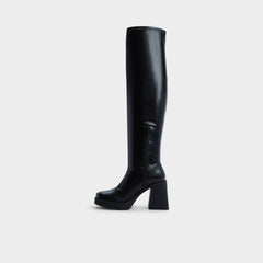 Black Maritza in Black - Over-the-knee boot, Platform | Aldo