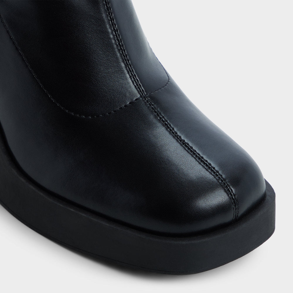 Black Maritza in Black - Over-the-knee boot, Platform | Aldo