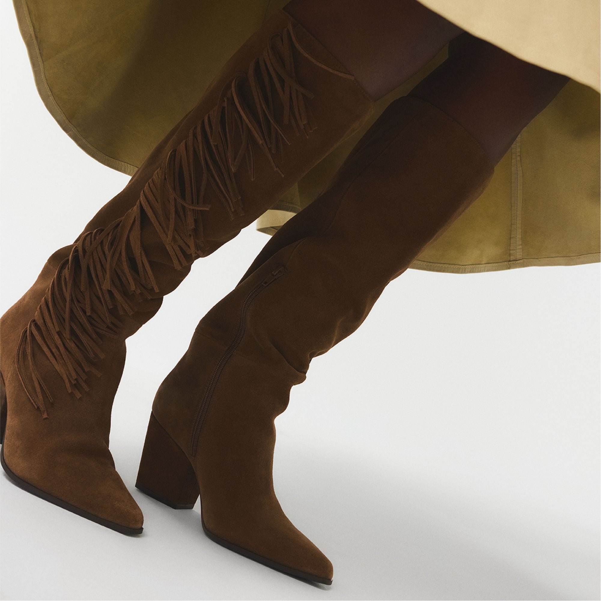 Dark brown Kaelya in Dark Brown - Knee-high boot, Block heel | Aldo