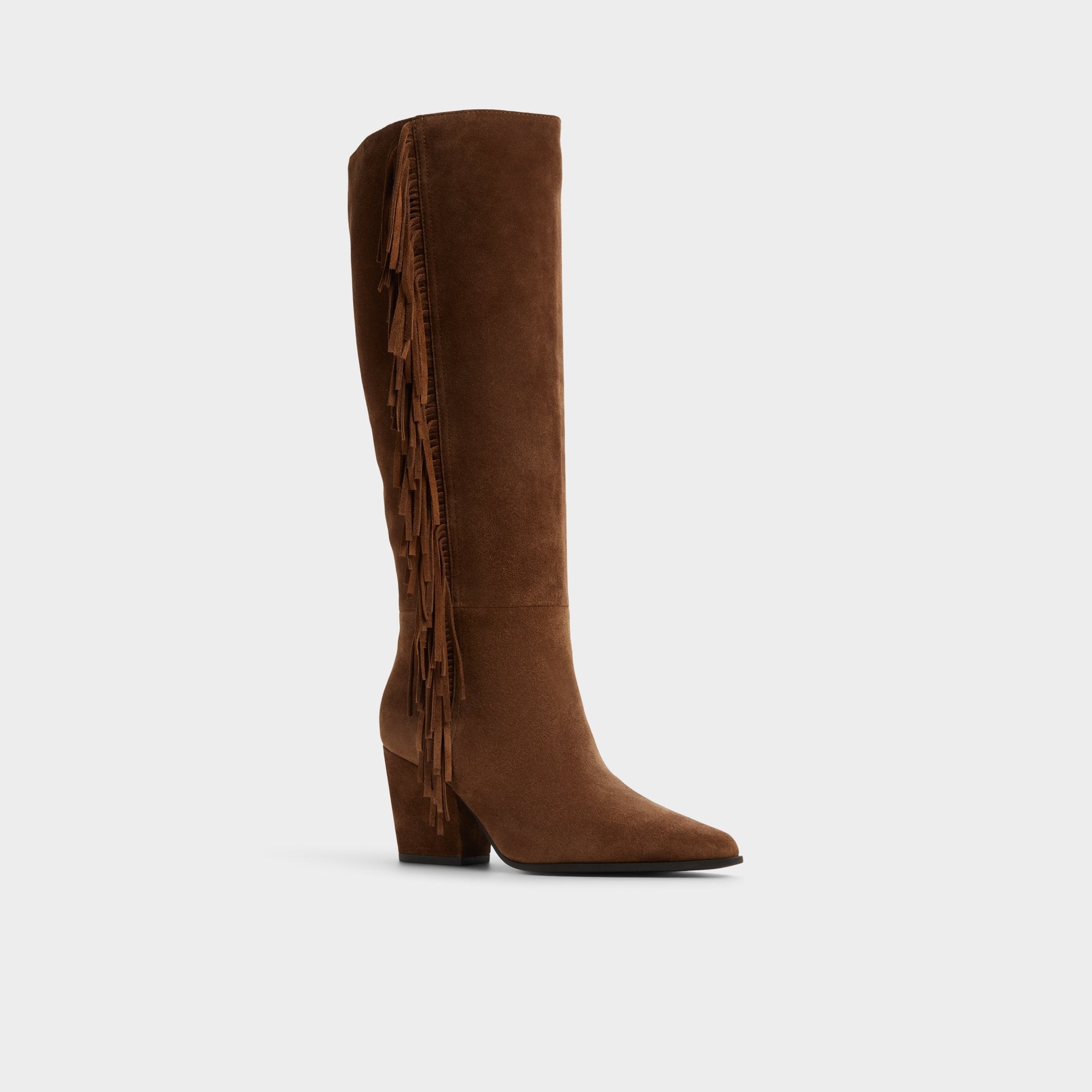 Dark brown Kaelya in Dark Brown - Knee-high boot, Block heel | Aldo