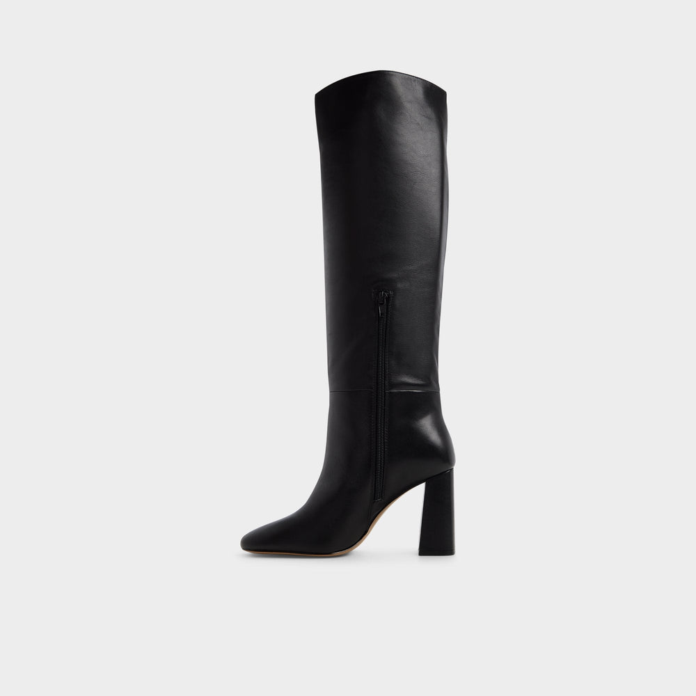 Black Helana in Black - Knee-high boot, Block heel | Aldo