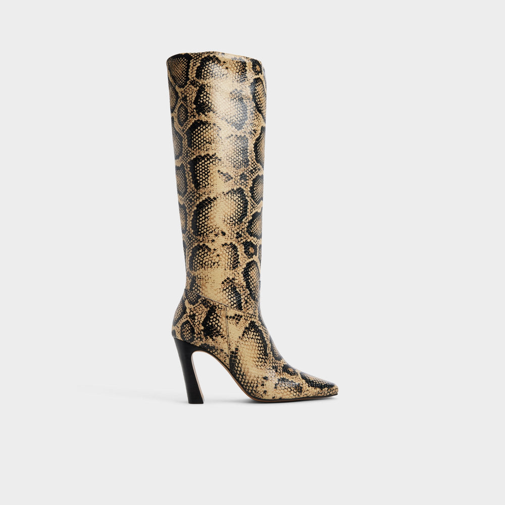 Brown multi Vivienna in Brown Multi - Knee-high boot, Block heel | Aldo
