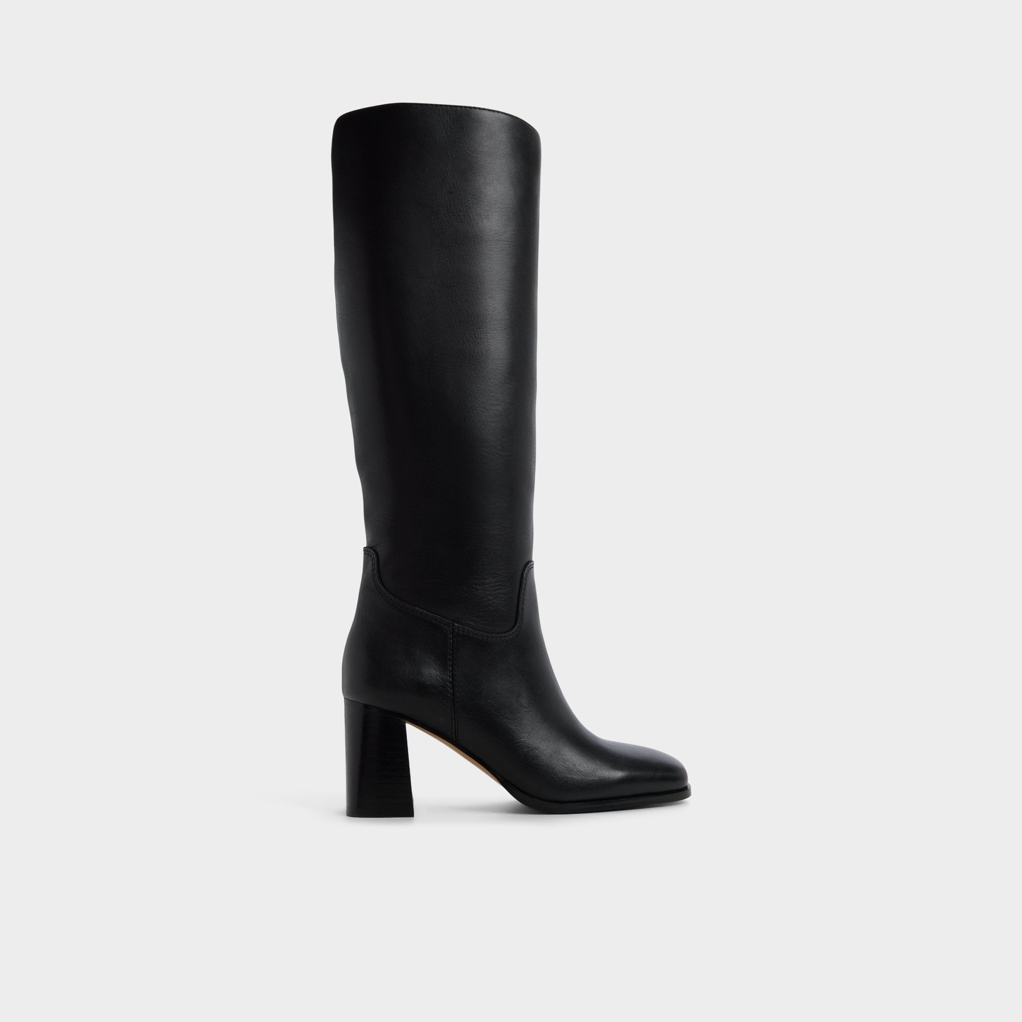 Black Elyze in Black - Knee-high boot, Block heel | Aldo