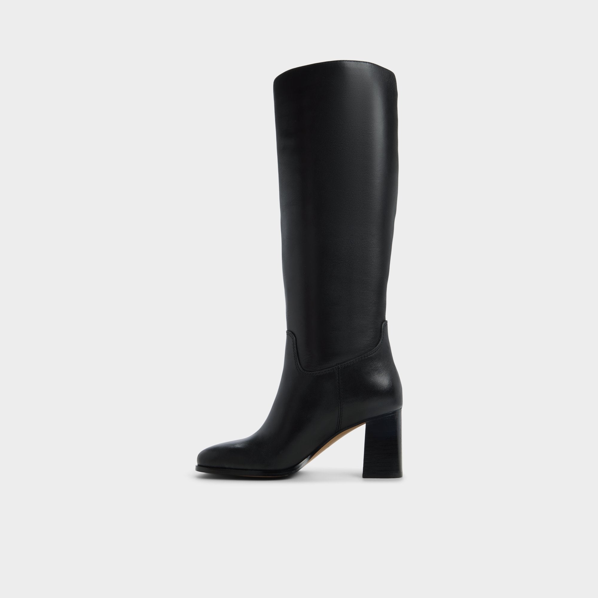 Black Elyze in Black - Knee-high boot, Block heel | Aldo