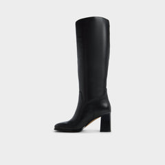 Black Elyze in Black - Knee-high boot, Block heel | Aldo