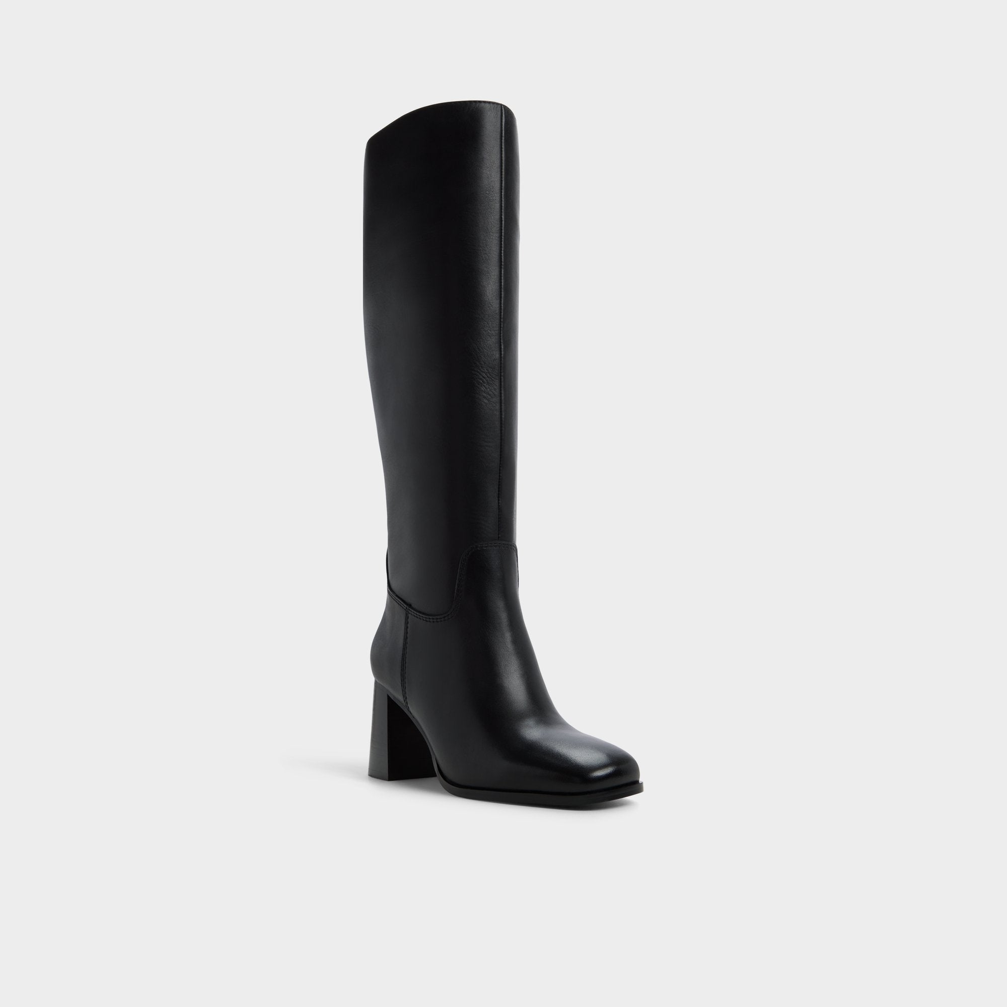 Black Elyze in Black - Knee-high boot, Block heel | Aldo
