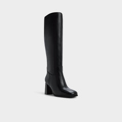 Black Elyze in Black - Knee-high boot, Block heel | Aldo