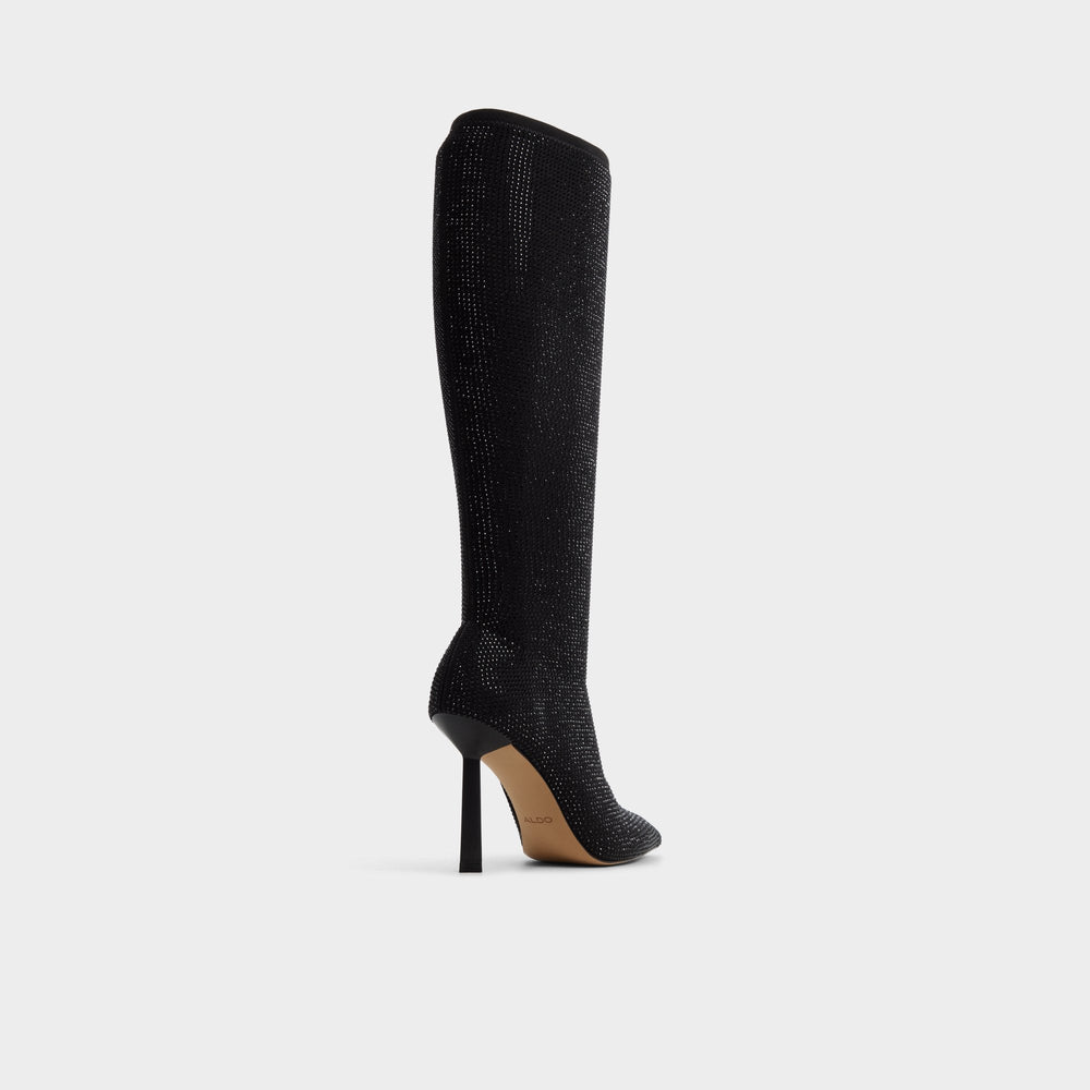 Other black Innez in Other Black - Knee-high boot, Stiletto heel | Aldo
