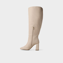 Cream Helana in Wc Cream - Knee-high boot, Block heel | Aldo