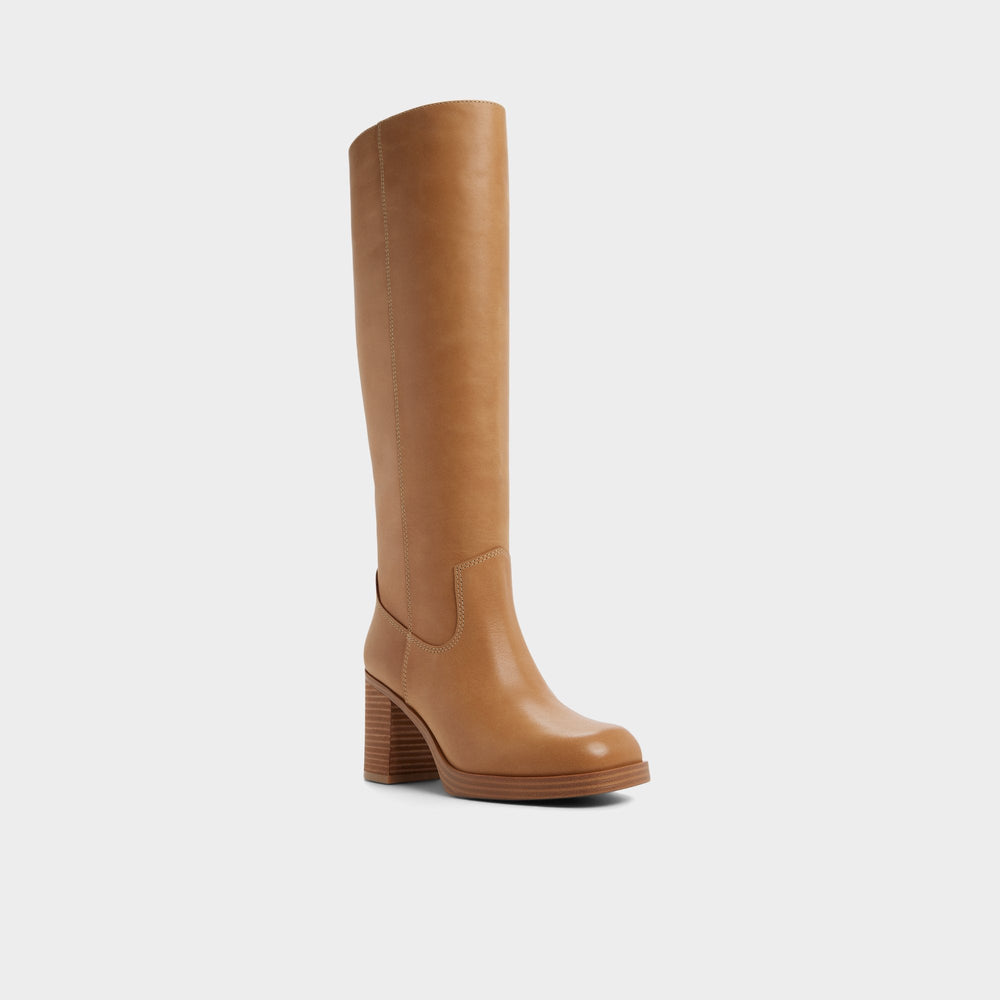 Light brown Juny in Light Brown - Knee-high boot, Platform | Aldo