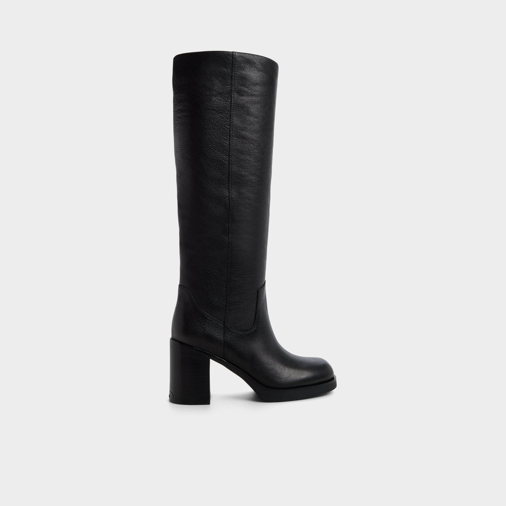 Black Juny in Black - Knee-high boot, Platform | Aldo