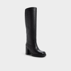 Black Juny in Black - Knee-high boot, Platform | Aldo