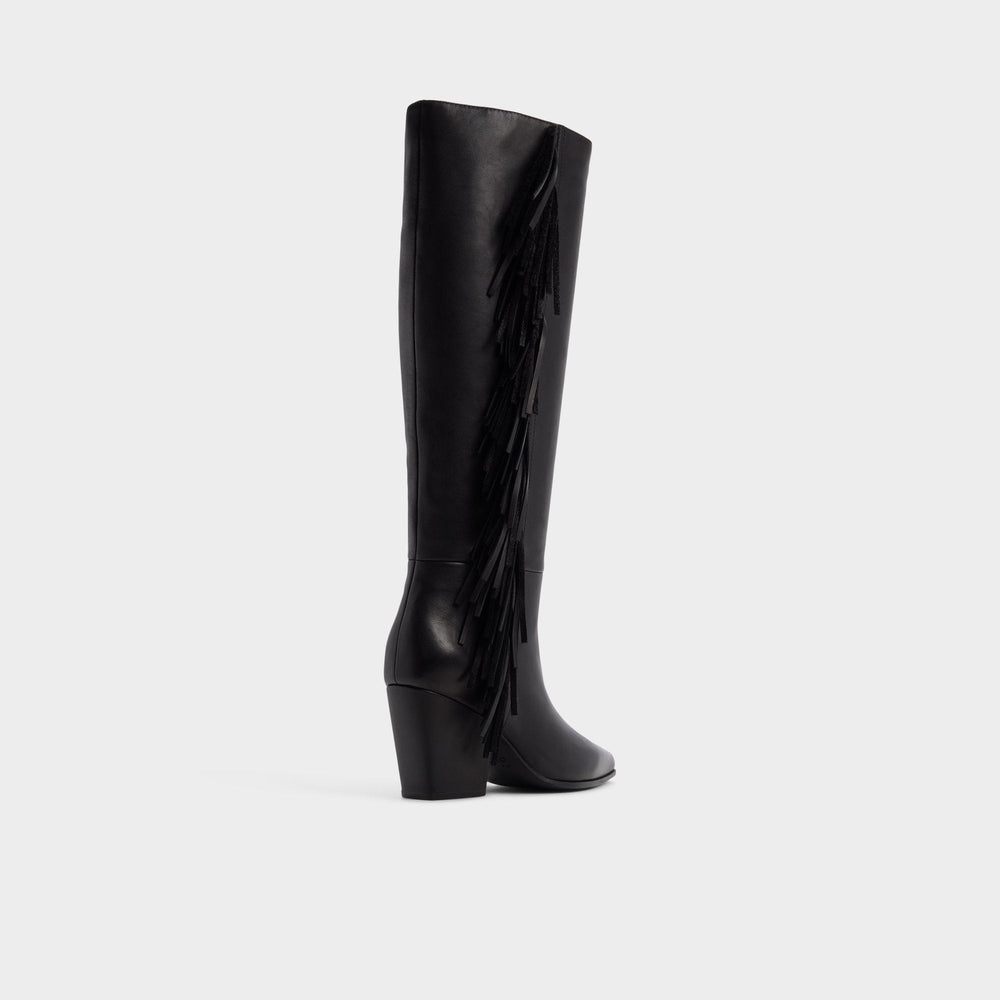 Black Kaelya in Black - Knee-high boot, Block heel | Aldo
