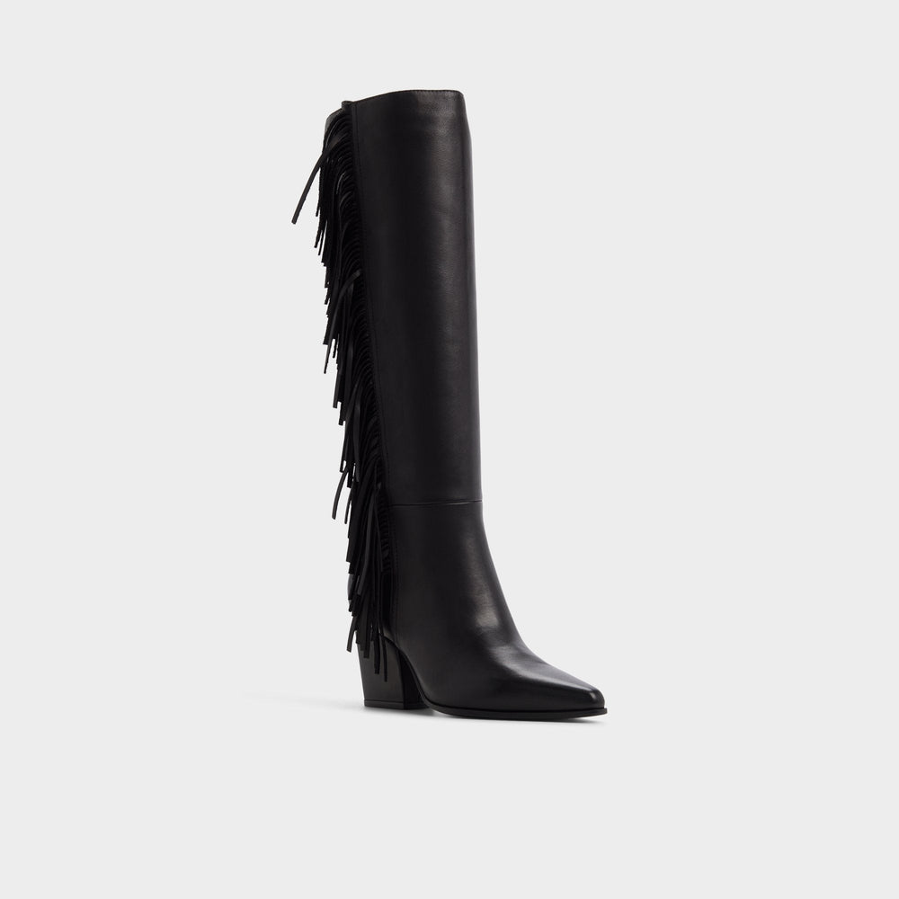 Black Kaelya in Black - Knee-high boot, Block heel | Aldo
