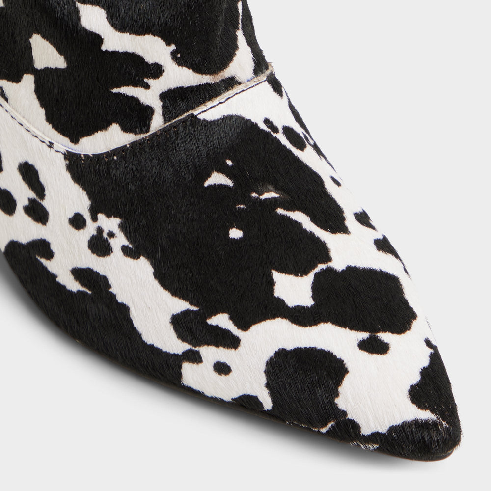 White/black Everose in White Black - Knee-high boot, Kitten heel | Aldo