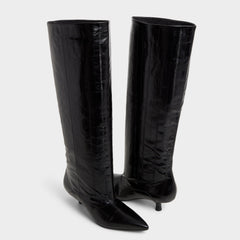 Black Everose in Black - Knee-high boot, Kitten heel | Aldo