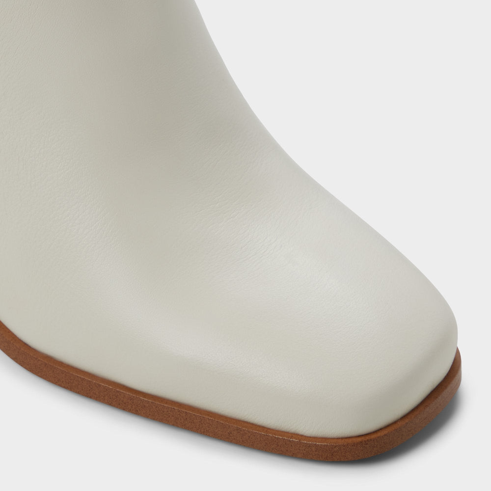 White/bone Elyze in White Bone - Knee-high boot, Block heel | Aldo