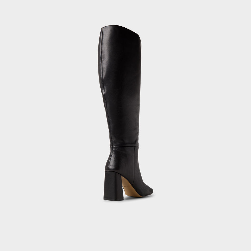 Black Helana in Wc Black - Knee-high boot, Block heel | Aldo