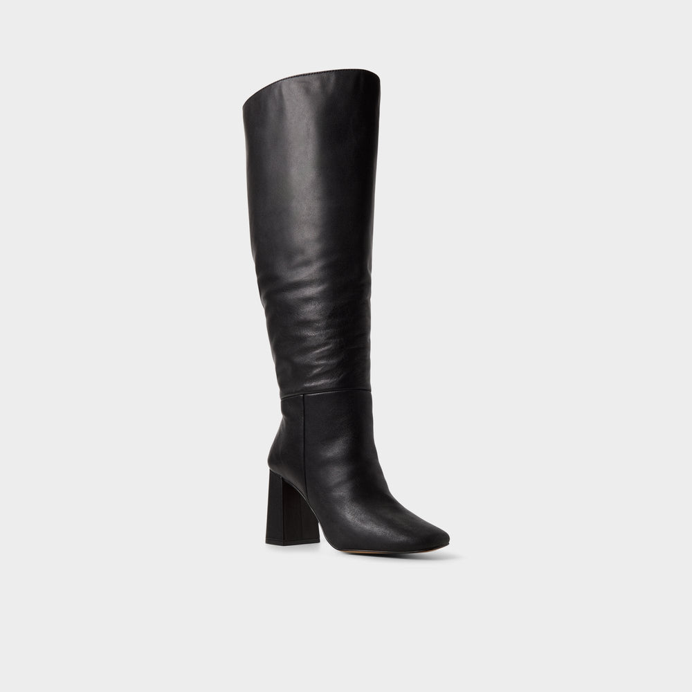 Black Helana in Wc Black - Knee-high boot, Block heel | Aldo