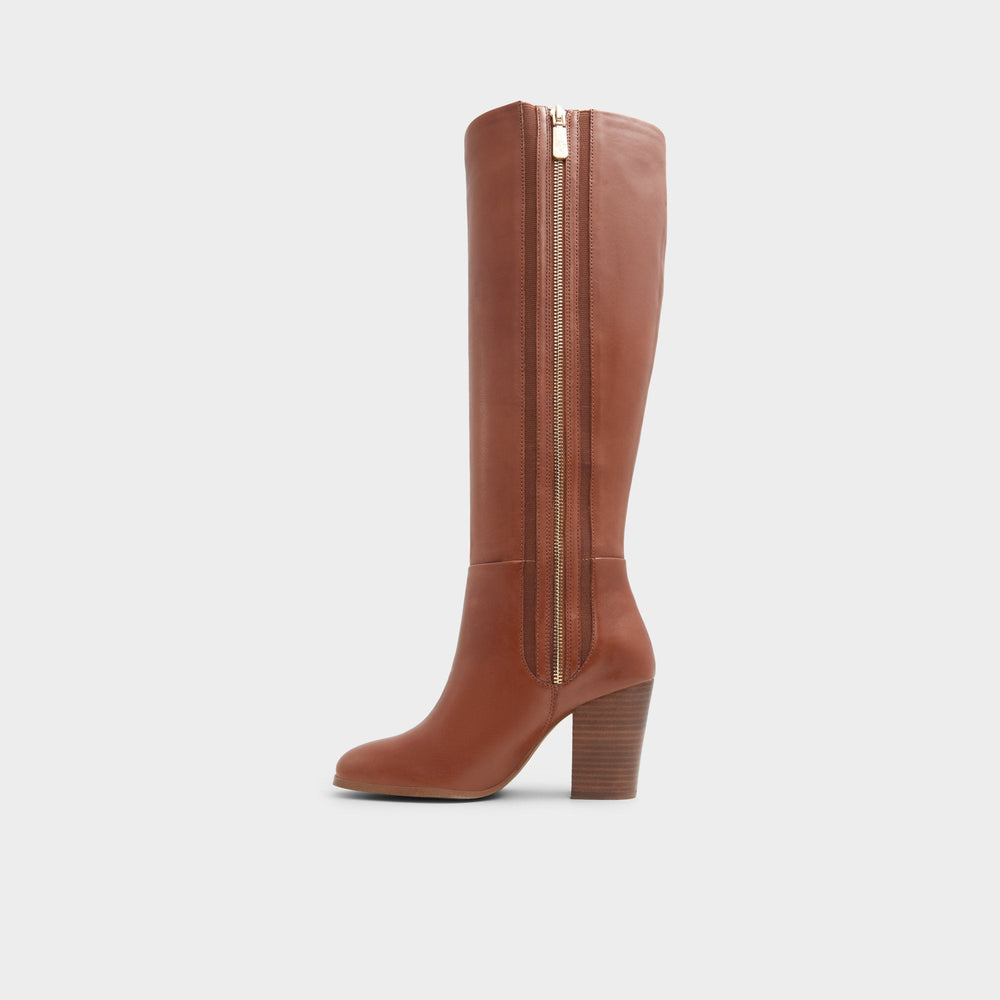 Cognac Belide Cognac Women's Tall Boots - Knee-high boot, Brown | Aldo