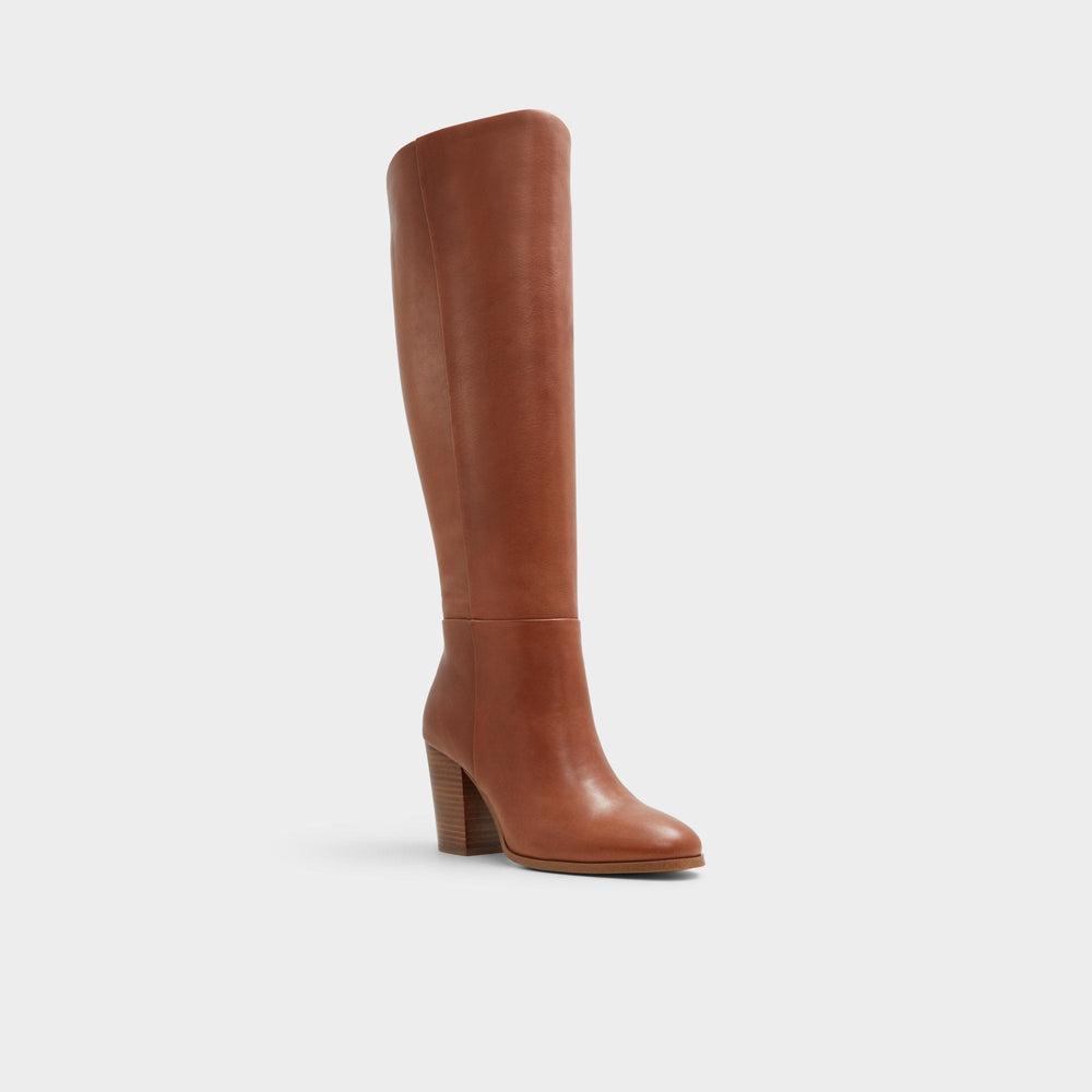 Cognac Belide Cognac Women's Tall Boots - Knee-high boot, Brown | Aldo