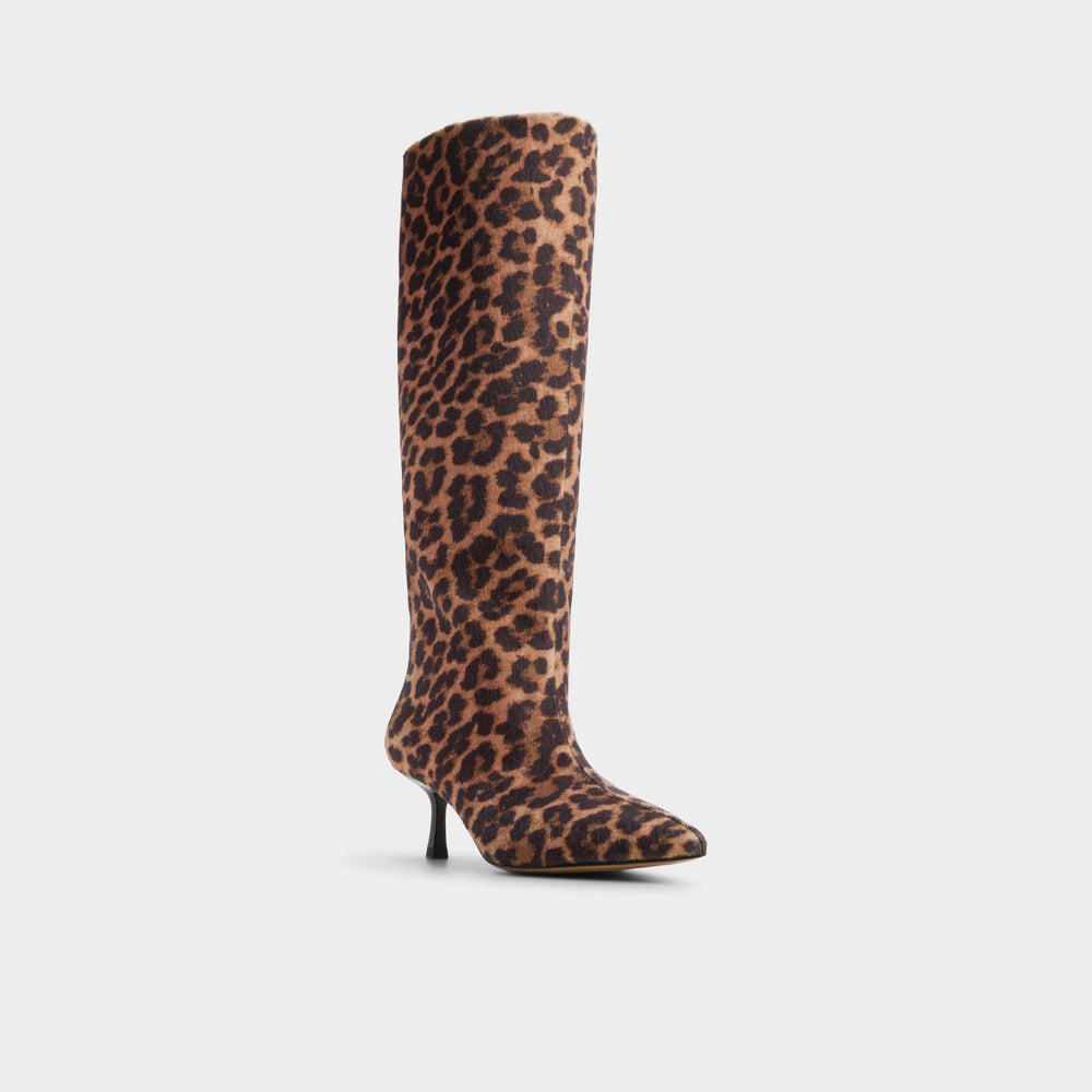 Open brown Selora in Open Brown 14183552 - Knee-high boot, Stiletto heel | Aldo