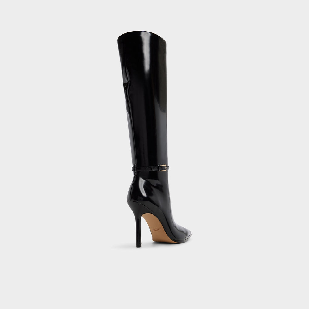 Black Maellie in Black - Knee-high boot, Stiletto heel | Aldo