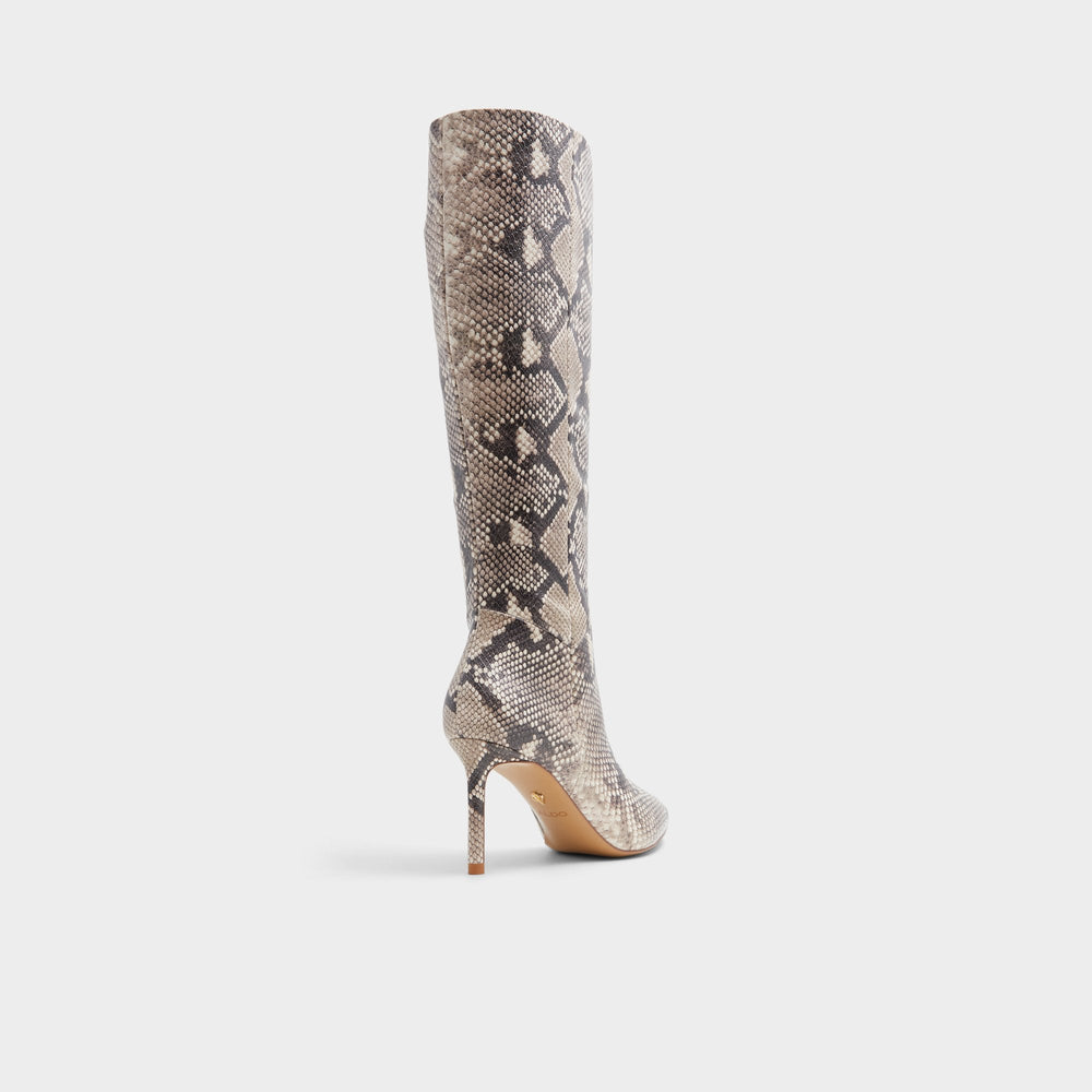 Beige Overflow Laroche Beige Overflow Women's Tall Boots - Knee-high boot, Stiletto heel | Aldo
