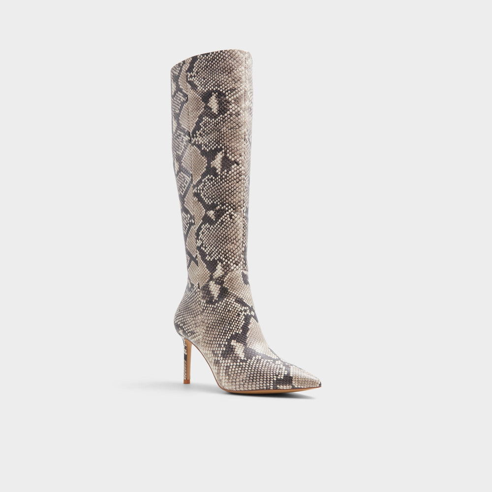 Beige Overflow Laroche Beige Overflow Women's Tall Boots - Knee-high boot, Stiletto heel | Aldo