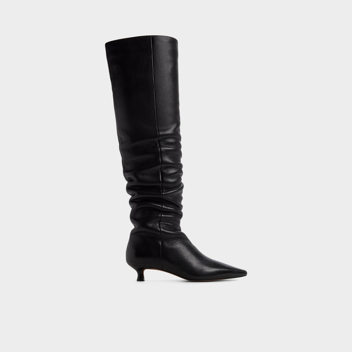Black Muttsee Black Women's Tall Boots - Over-the-knee boot, Kitten heel | Aldo