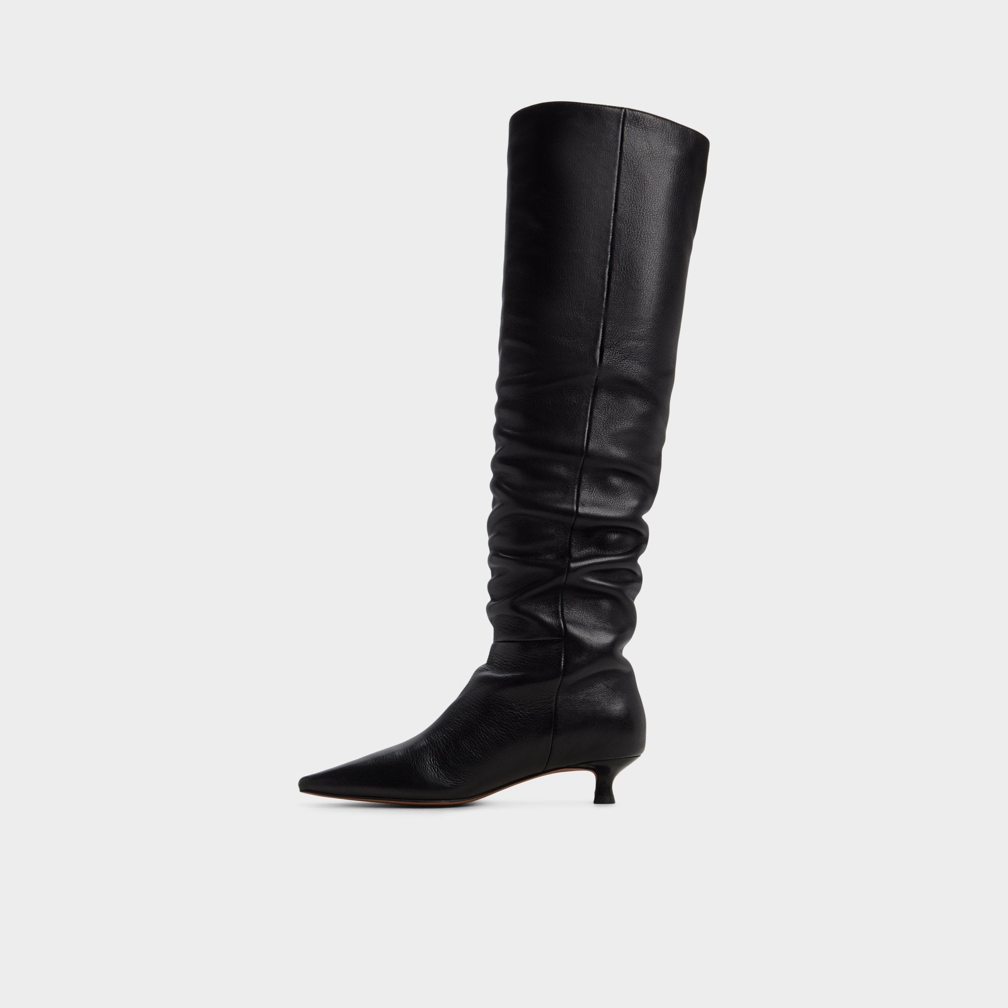 Black Muttsee Black Women's Tall Boots - Over-the-knee boot, Kitten heel | Aldo