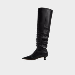 Black Muttsee Black Women's Tall Boots - Over-the-knee boot, Kitten heel | Aldo