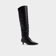 Black Muttsee Black Women's Tall Boots - Over-the-knee boot, Kitten heel | Aldo
