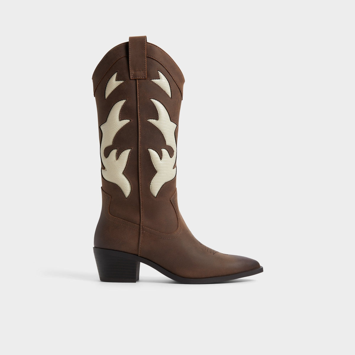 Royal Brown Nebraska Royal Brown Women's Western - Mid-calf western boot | Aldo
