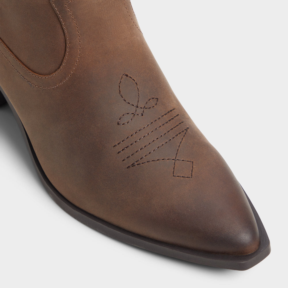 Royal Brown Nebraska Royal Brown Women's Western - Mid-calf western boot | Aldo