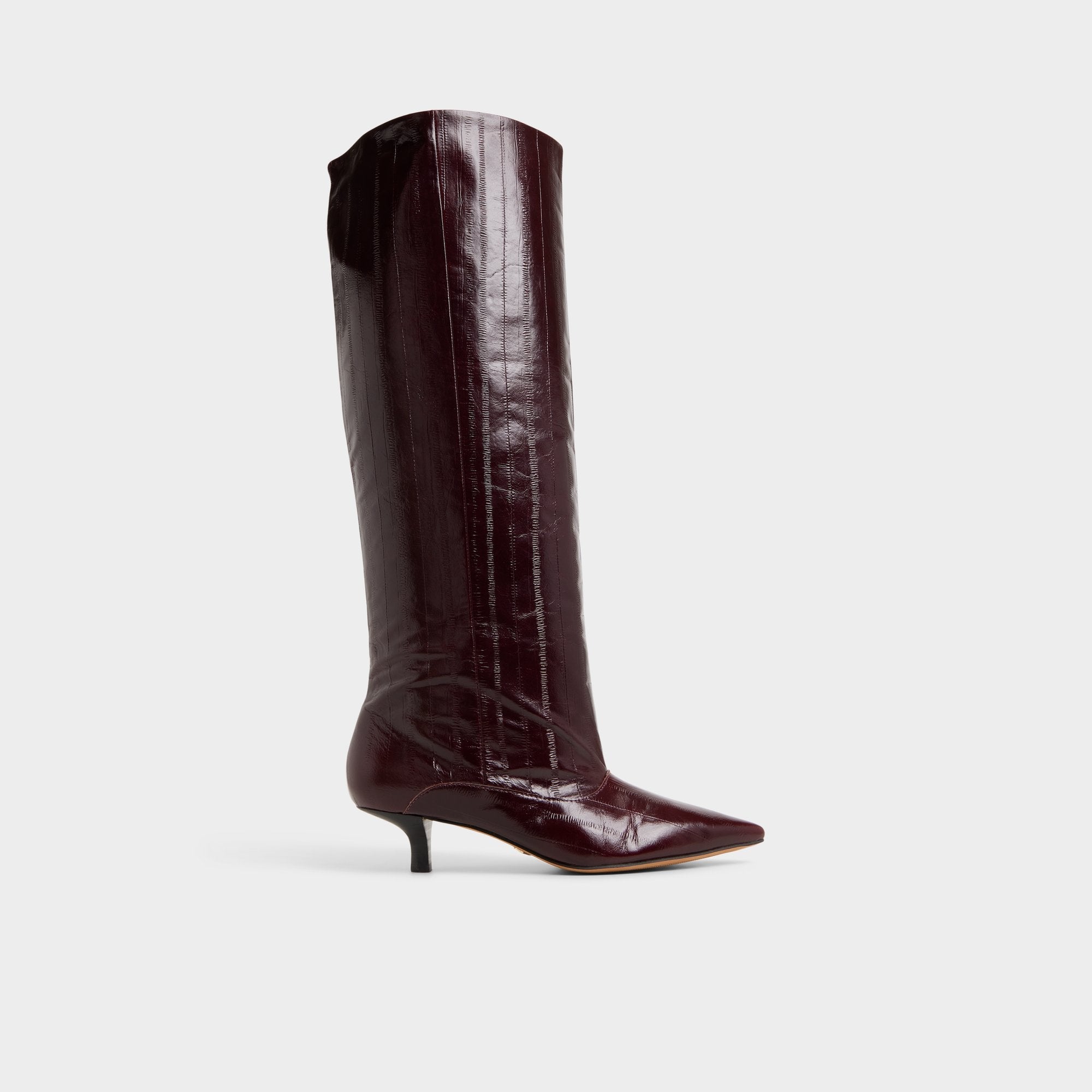 Bordo Everose in Bordo - Knee-high boot, Kitten heel | Aldo