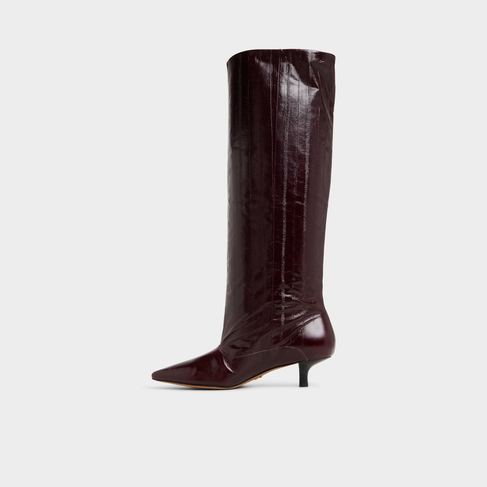 Bordo Everose in Bordo - Knee-high boot, Kitten heel | Aldo
