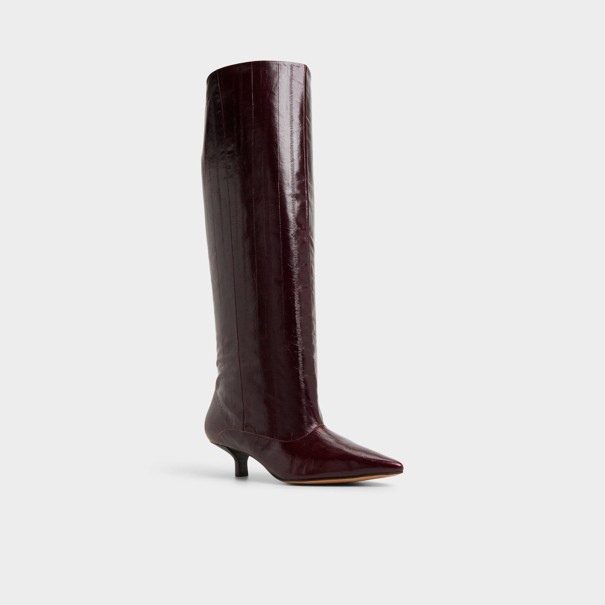 Bordo Everose in Bordo - Knee-high boot, Kitten heel | Aldo