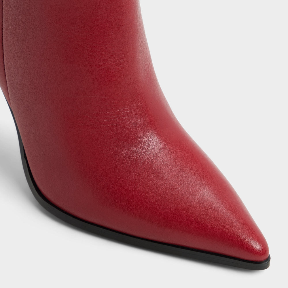 Dark Red Maellie in Dark Red - Knee-high boot, Stiletto heel | Aldo