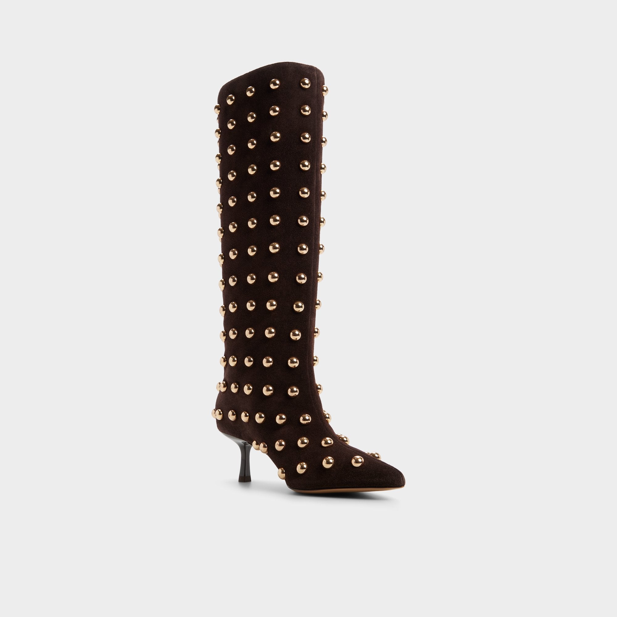 Medium Brown Selora in Medium Brown - Knee-high boot, Stiletto heel | Aldo