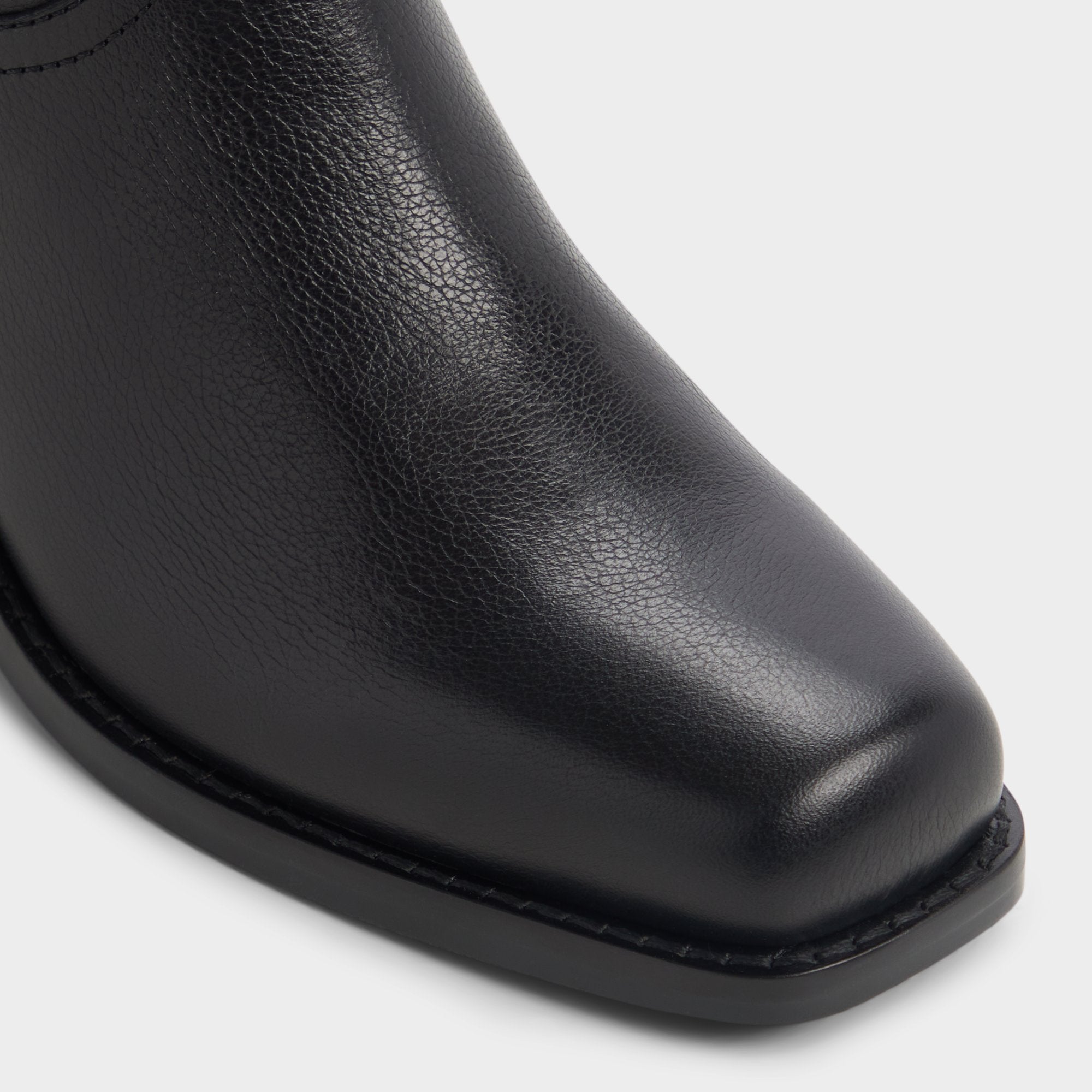 Black Emberlyn in Black - Knee-high western boot, Cup sole | Aldo