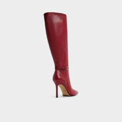 Dark Red Maellie in Wc Dark Red - Knee-high boot, Stiletto heel | Aldo