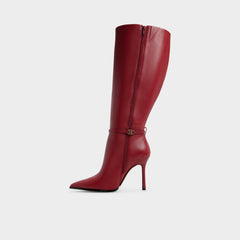 Dark Red Maellie in Wc Dark Red - Knee-high boot, Stiletto heel | Aldo