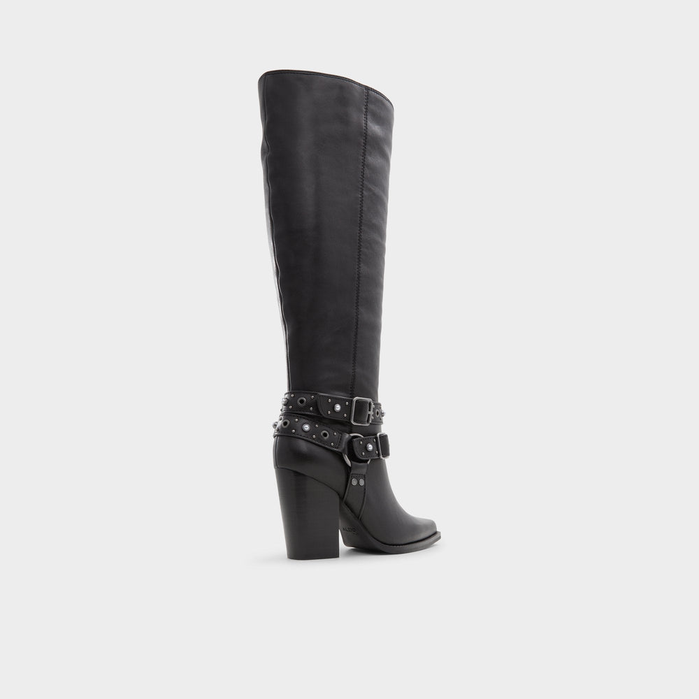 Other Black Thelidan Other Black Women's Tall Boots - Knee-high boot, Black | Aldo