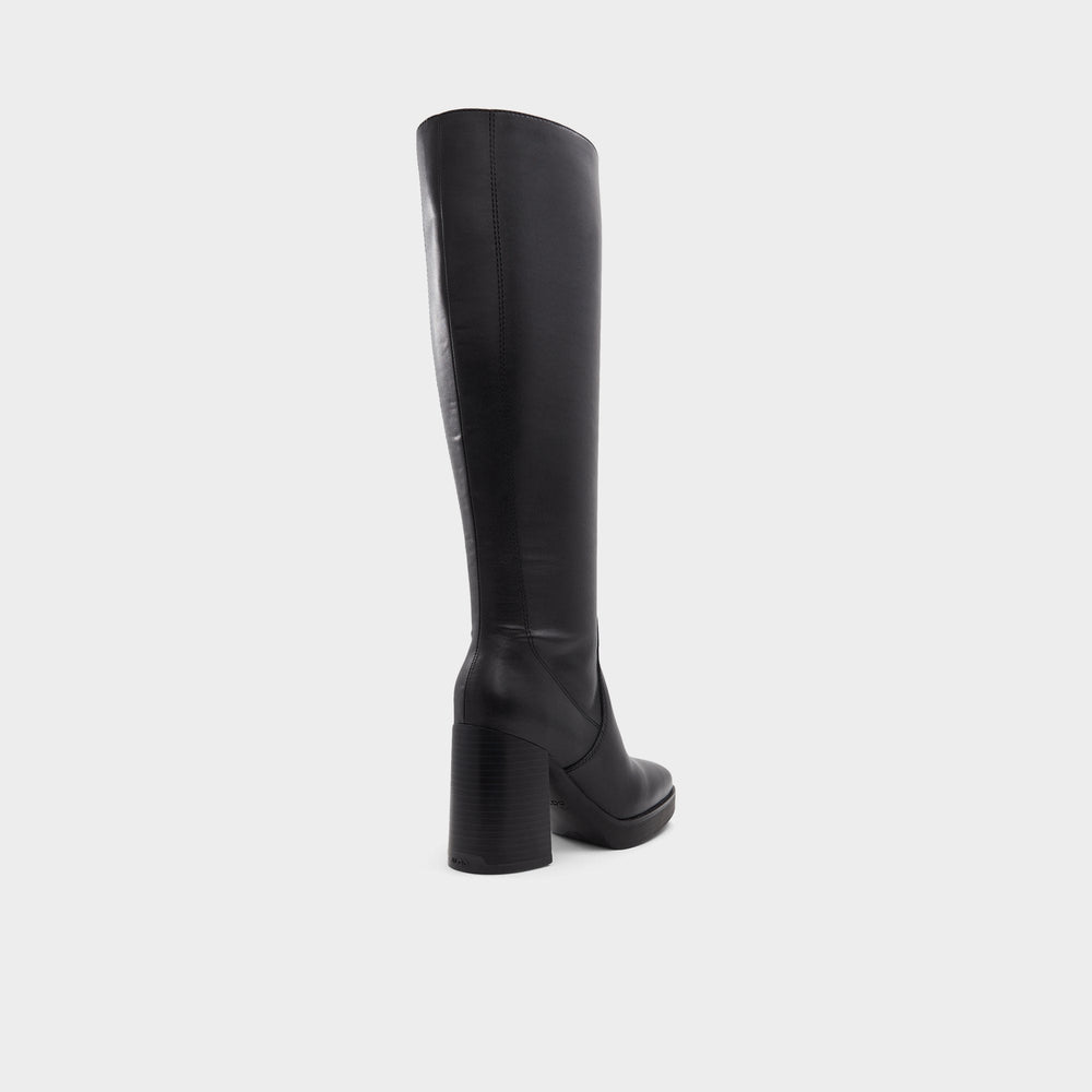 Black Equine Black Women's Tall Boots - Knee-high boot, Black | Aldo
