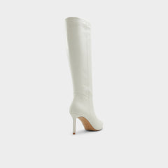 White/Bone Laroche-wc White/Bone Women's Tall Boots - Knee-high boot, Stiletto heel | Aldo