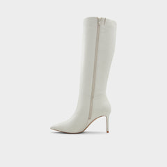 White/Bone Laroche-wc White/Bone Women's Tall Boots - Knee-high boot, Stiletto heel | Aldo