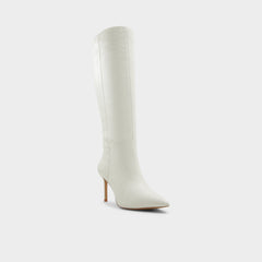 White/Bone Laroche-wc White/Bone Women's Tall Boots - Knee-high boot, Stiletto heel | Aldo